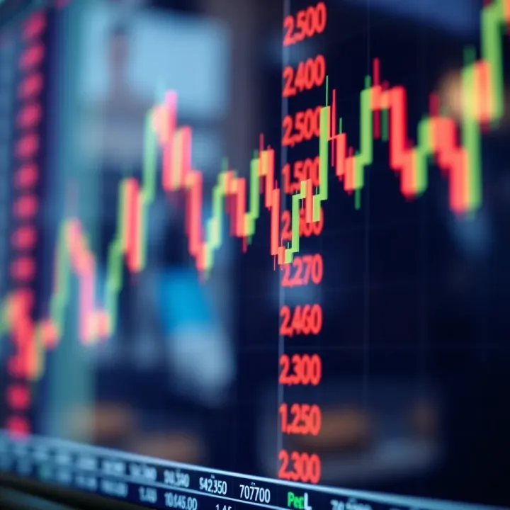 Candlestick chart displaying key bullish patterns indicating potential upward market trends
