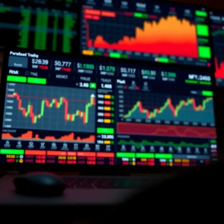 Key Trading Tools and Risk Management for Intraday Trading Dashboard displaying essential trading tools and risk management features for active intraday traders
