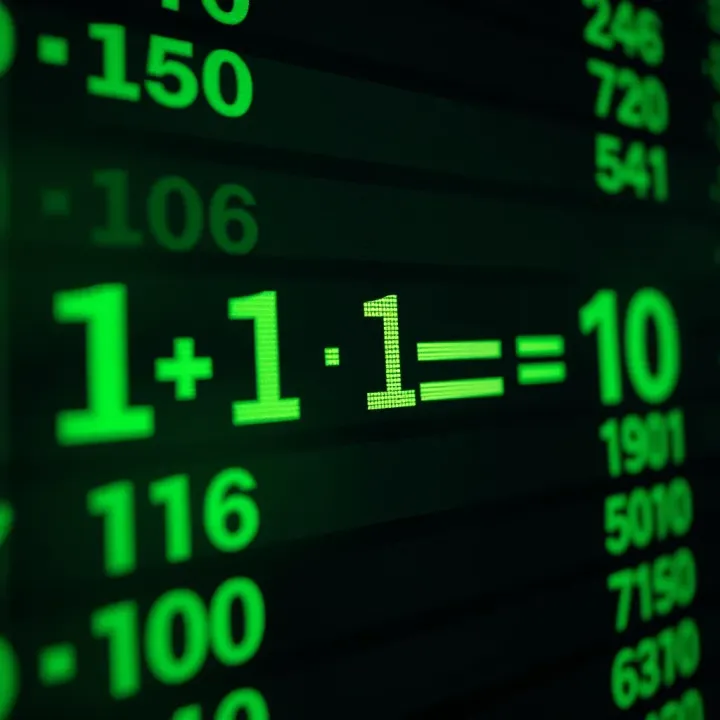 Basic Arithmetic Operations in Binary Calculation Visual representation of binary arithmetic operations including addition and subtraction symbols