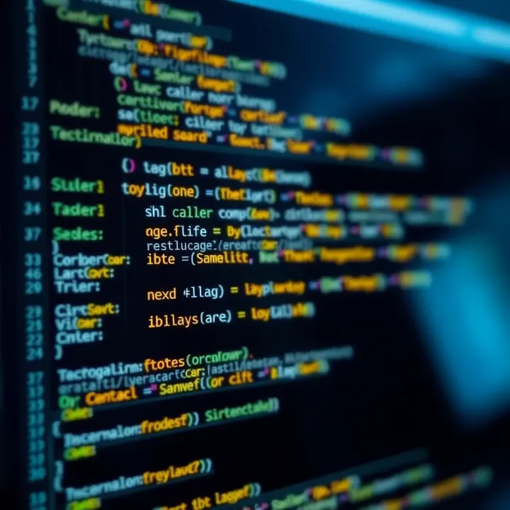 Code snippet showing binary search implementation in C programming language