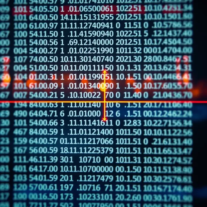 Illustration showing the binary search technique dividing a sorted array into halves to locate a target value