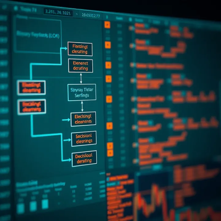 Flowchart showing key decision points and recursive calls in binary search for finding elements in sorted arrays