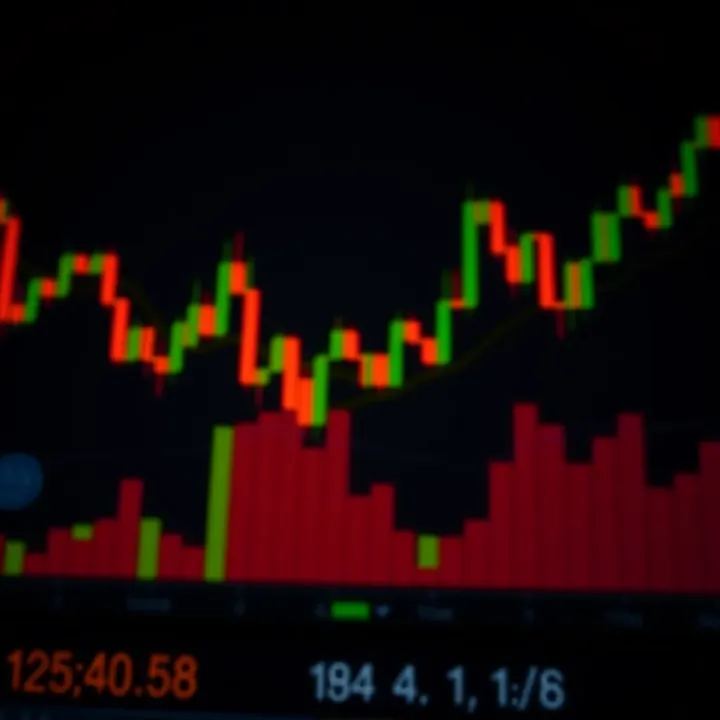 Diagram depicting a doji candlestick indicating market indecision during trading sessions