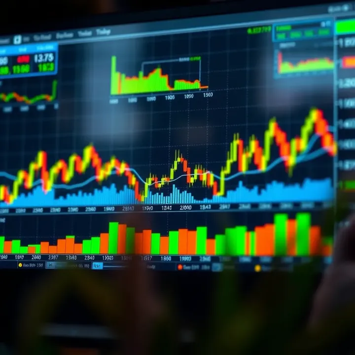 Chart illustrating various types of market patterns used in stock trading analysis