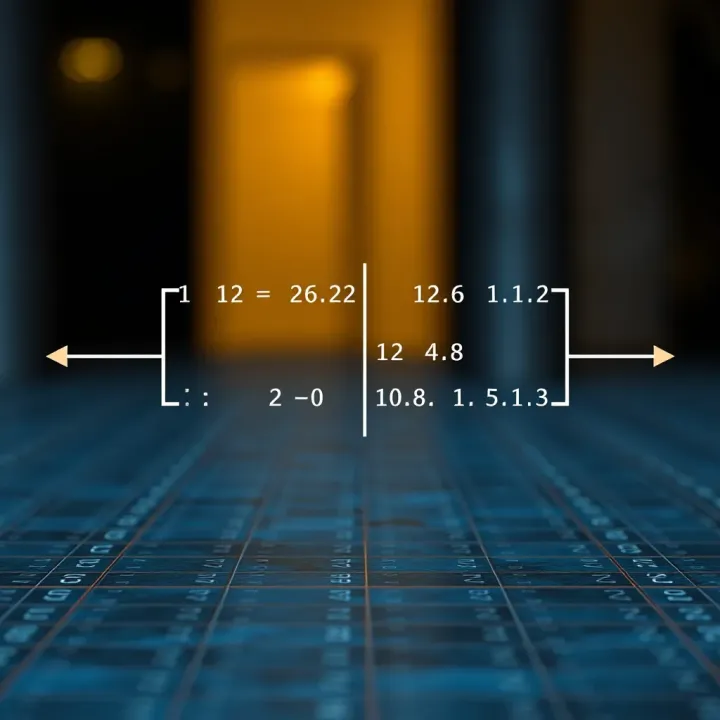 Diagram showing the binary search algorithm dividing a sorted array into halves