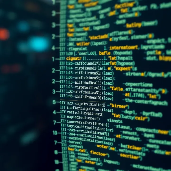 Code snippet showing efficient binary search function implementation in C language